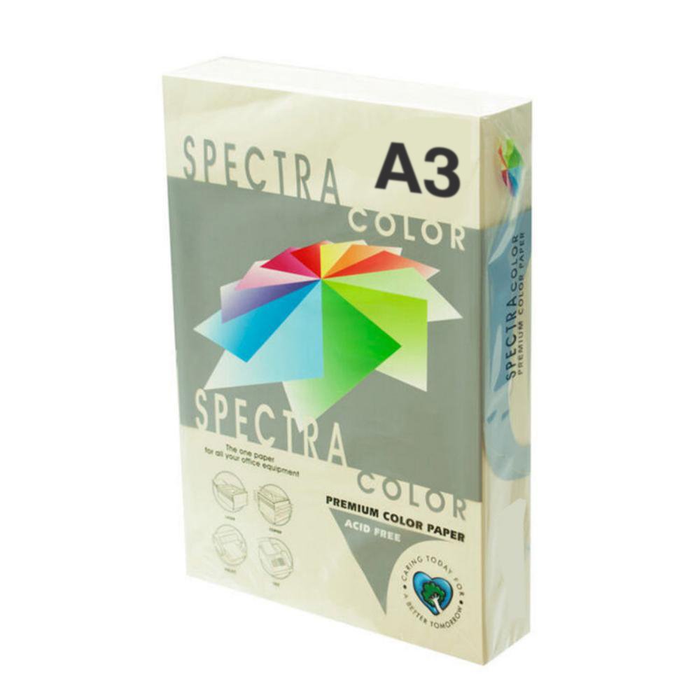 Papel A3 Spectra 80g 500 Hojas Color Marfil