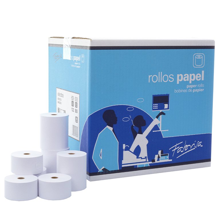 Rollo Papel Sumadora 57 x 65 mm 60g