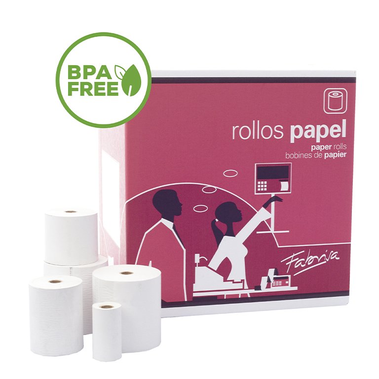 Rollo Papel Sumadora Fabrisa Térmico 55g 57 x 55 mm