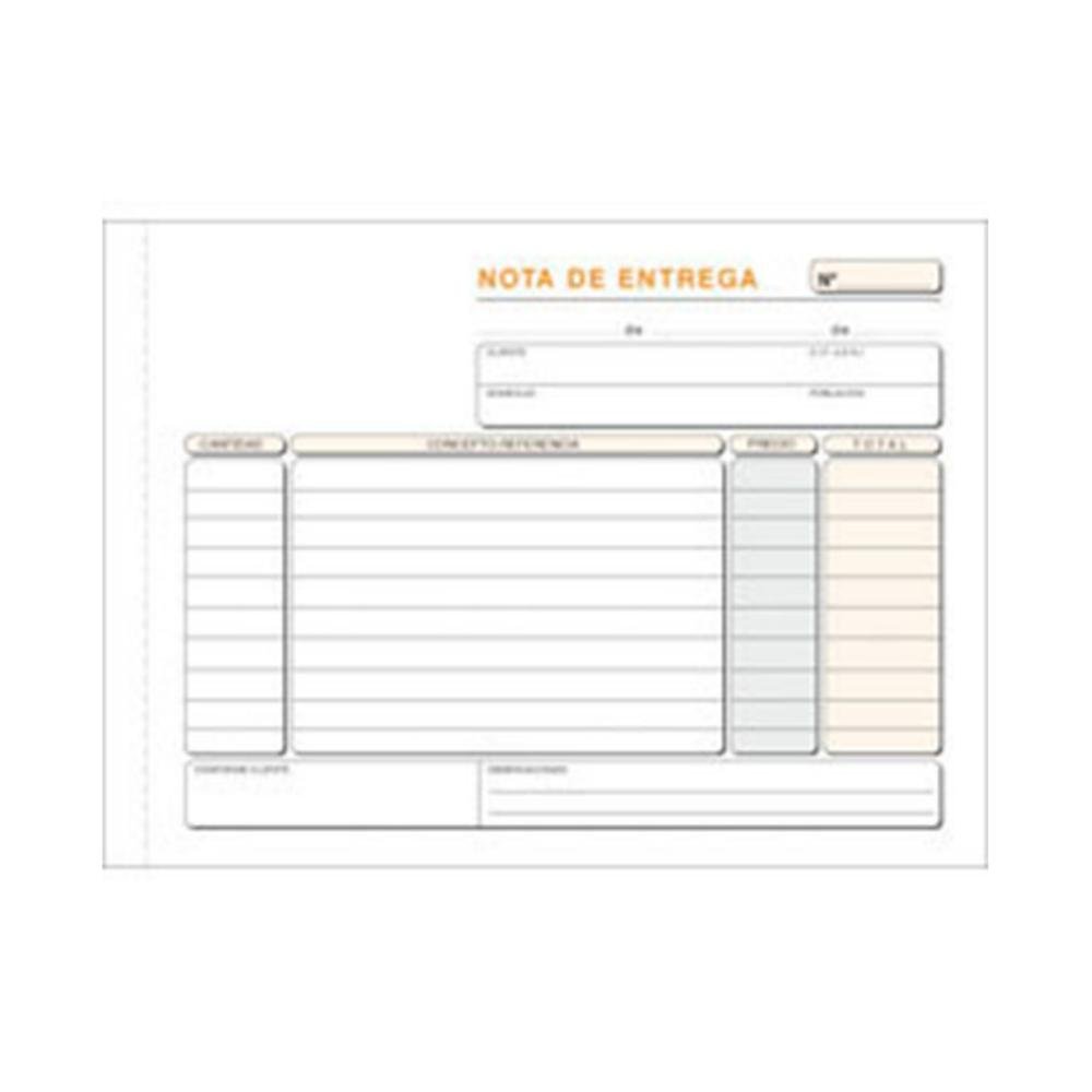 Talonario Entregas Plus Office 207 x 145 mm Triplicado 50 Juegos