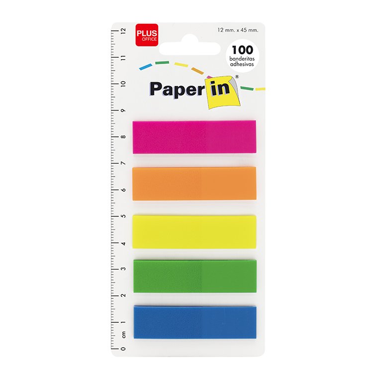 Banderitas Paper In Plus Office 5 Colores
