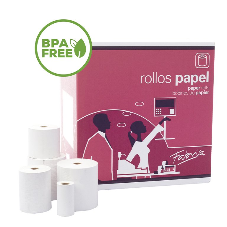 Rollo Papel Sumadora Fabrisa Térmico 55g 57 x 45 mm