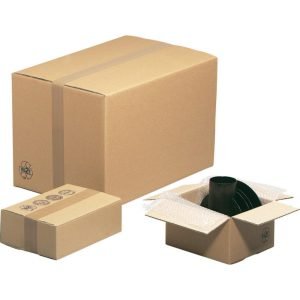 Caja Embalar Americana Canal Simple 33 x 23 x 44 cm