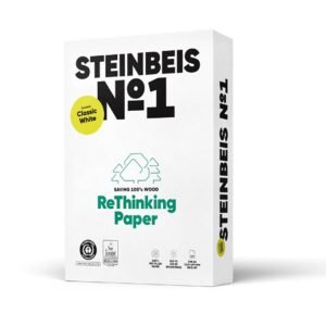 Papel A3 100% Reciclado Steinbeis Nº1 80g 500 Hojas