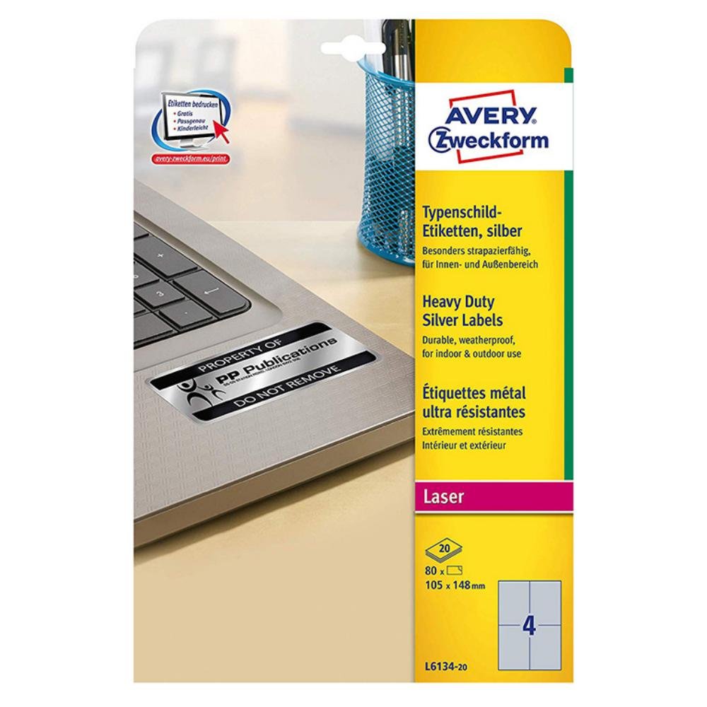 Etiquetas Avery Anti-Fraude 45,7 x 25,4  mm Blancas 800 ud.