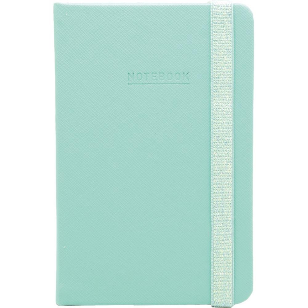 Libreta Encuadernada Campus University NoteBook A6 96 Hojas 80g con Goma Verde