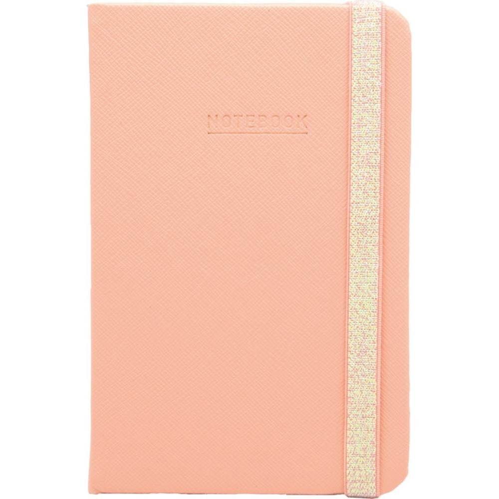 Libreta Encuadernada Campus University NoteBook A6 96 Hojas 80g con Goma Rosa