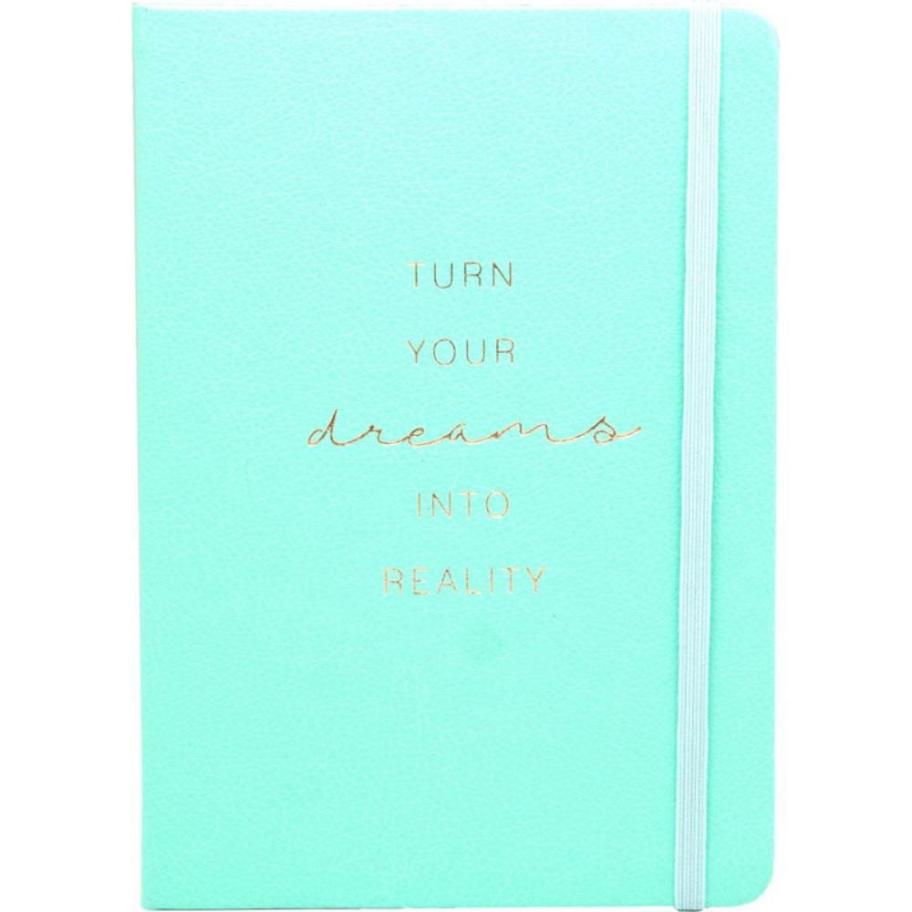 Libreta Encuadernada Forrada Campus University A5 80 Hojas 100g con Goma Rayado Puntos Verde