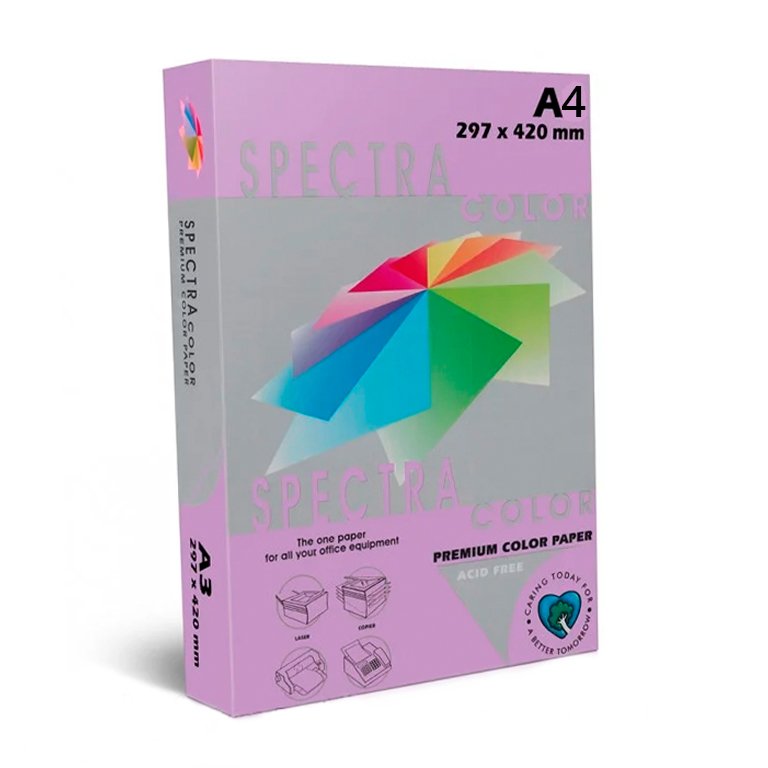 Papel A4 Spectra 80g 500 Hojas Violeta