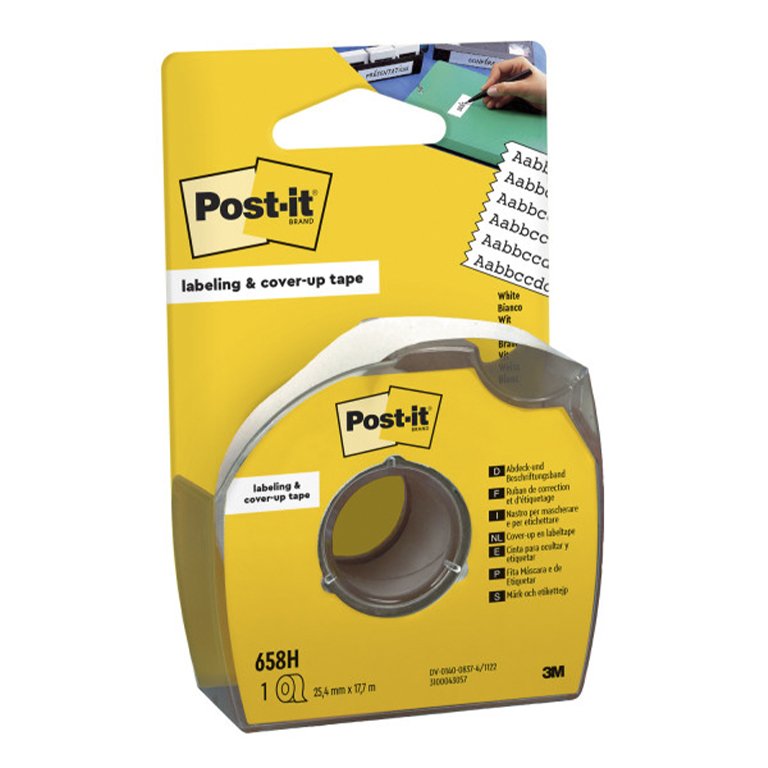 Cinta Correctora Dispensador Post-It 25,4 mm x 18 m