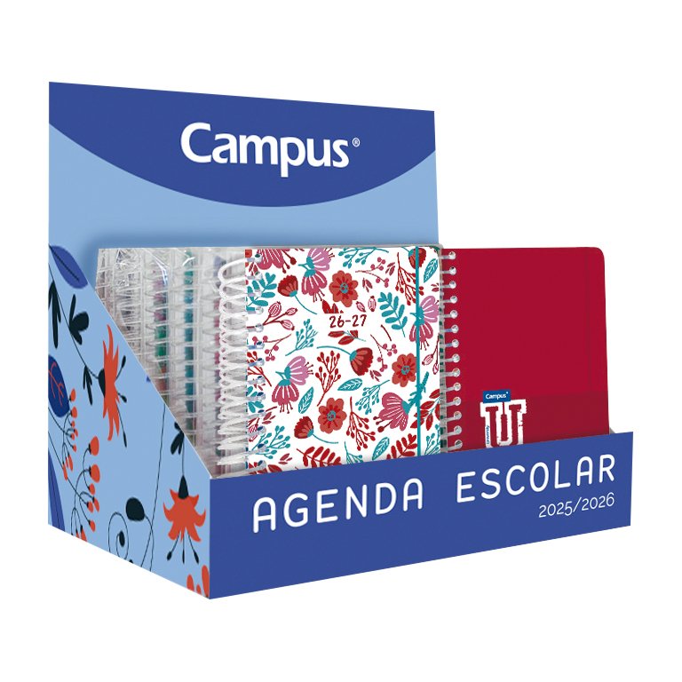 Expositor Agendas Escolares 2026 Campus Día Página 16 ud.