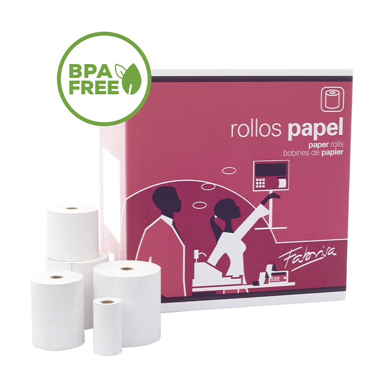 Rollo Papel Sumadora Fabrisa Térmico 55g 57 x 40 mm