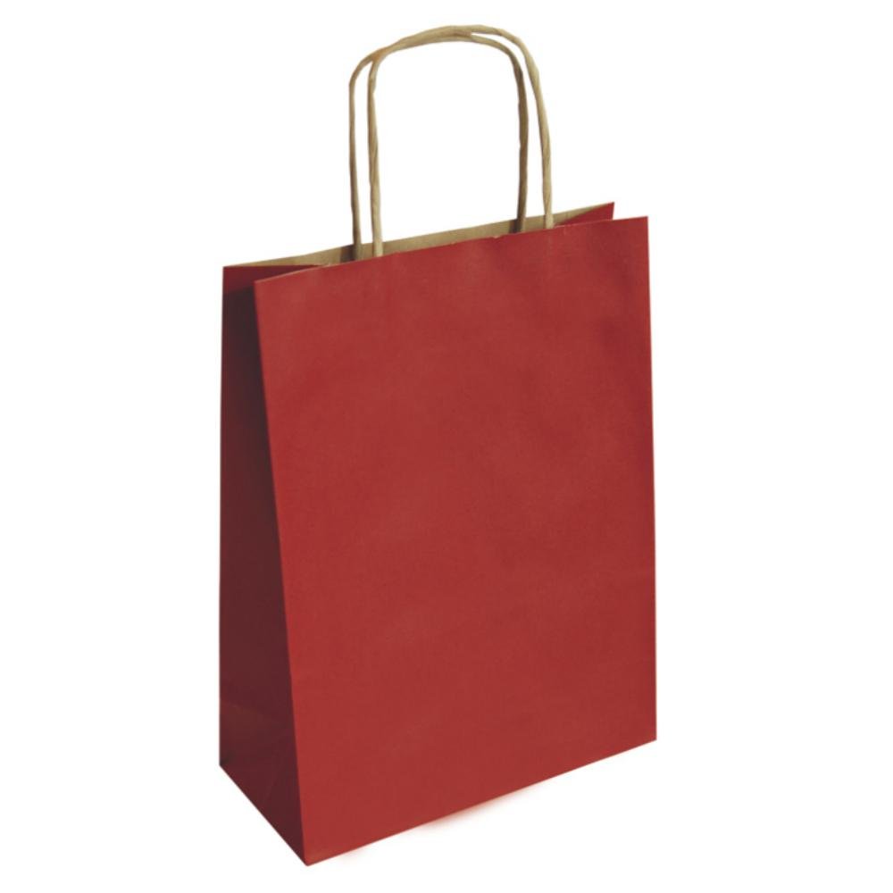 Bolsa Papel Kraft Rojo Grande