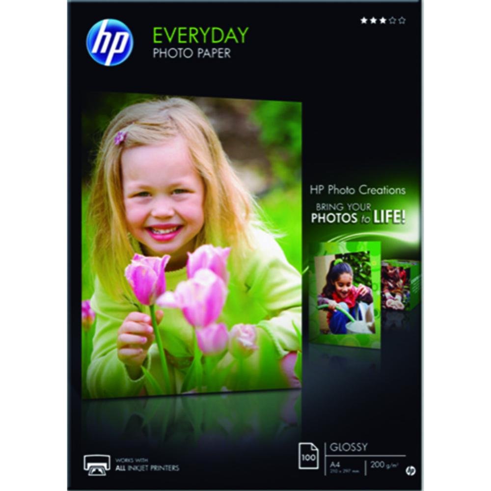 Papel Hp Everyday Photo A4 200g 100 Hojas
