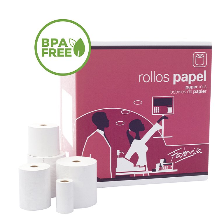 Rollo Papel Sumadora Fabrisa Térmico 55g 57 x 35 mm