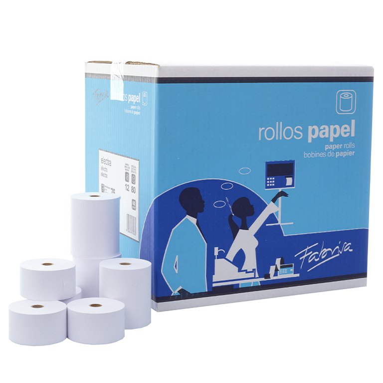Rollo Papel Sumadora Fabrisa 60g 75mmx65mm