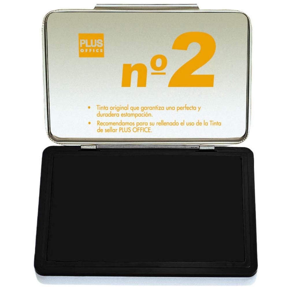 Tampón Manual Sellar Plus Office Nº2 80 x 125 mm Negro