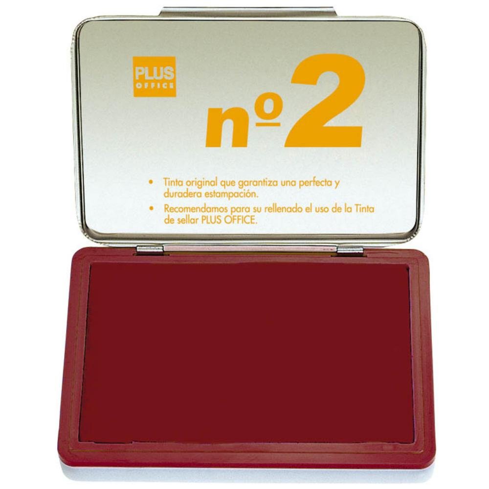Tampón Manual Sellar Plus Office Nº2 80 x 125 mm Rojo