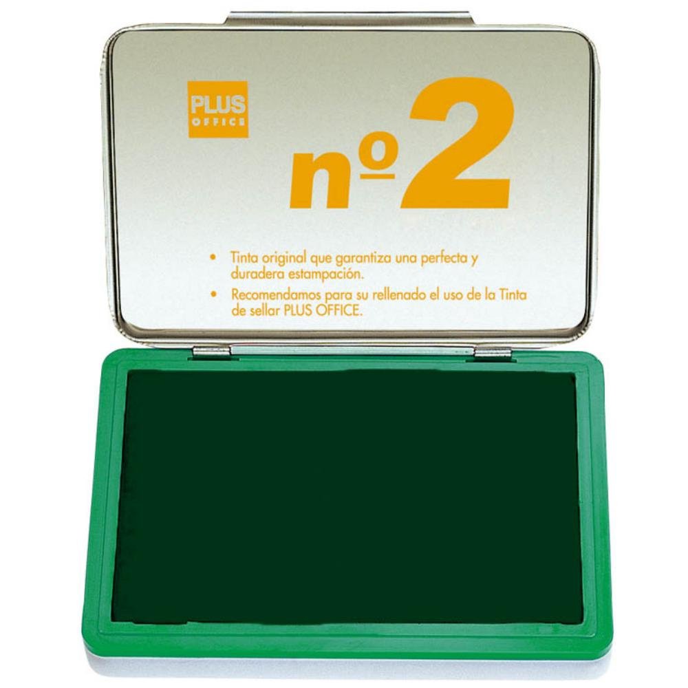 Tampón Manual Sellar Plus Office Nº2 80x125mm Verde