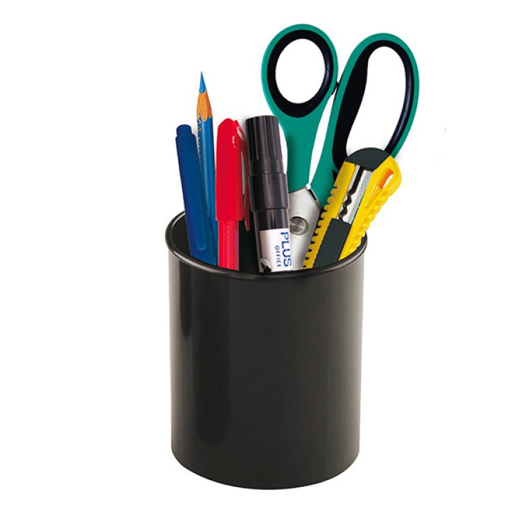 Cubilete Plus Office 181 Plástico Negro