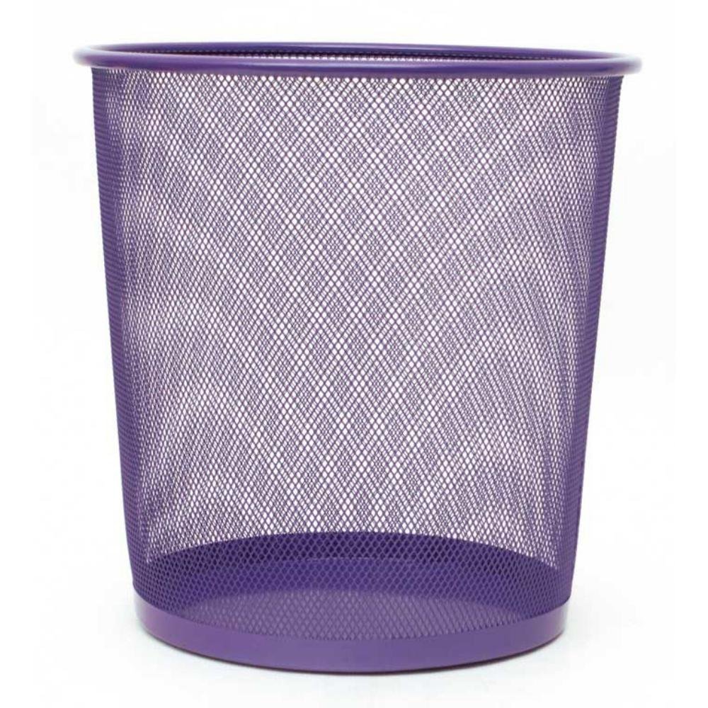 Papelera Rejilla Plus Office 13L Morado