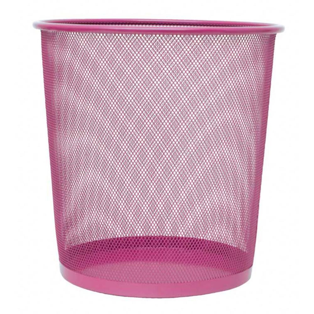 Papelera Rejilla Plus Office 13L Rosa