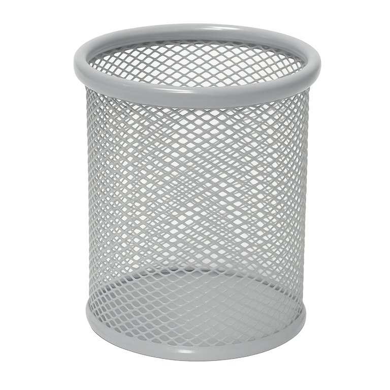 Cubilete de Rejilla Plus Office 190 Metálico Azul Gris Pastel
