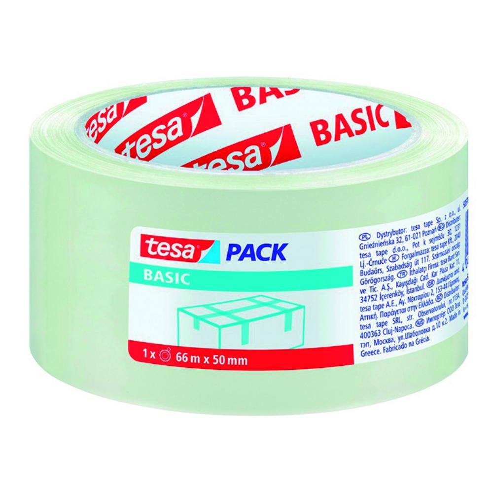 Cinta Precinto Transparente Tesa PP 50 mm x 66 m
