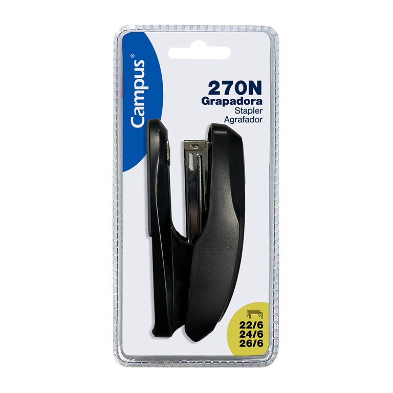 Grapadora Sobremesa Campus 270N Negro/Gris Oscuro