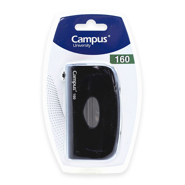 Perforador Sobremesa Campus University 160 20 Hojas Negro