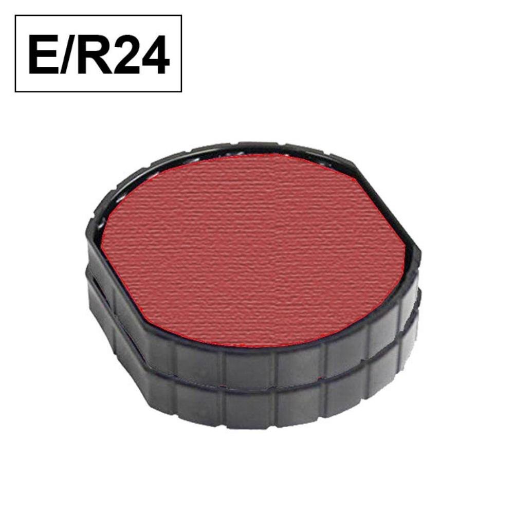 Almohadilla Colop E/R24 Printer Redondo R24 Rojo