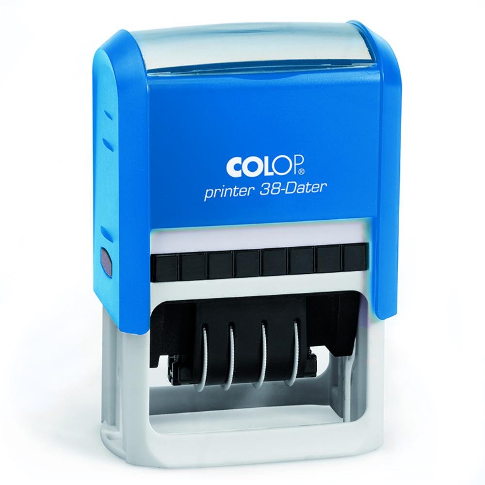 Sello Automático Colop Dater Rectangular P-38 Print 33 x 56 mm