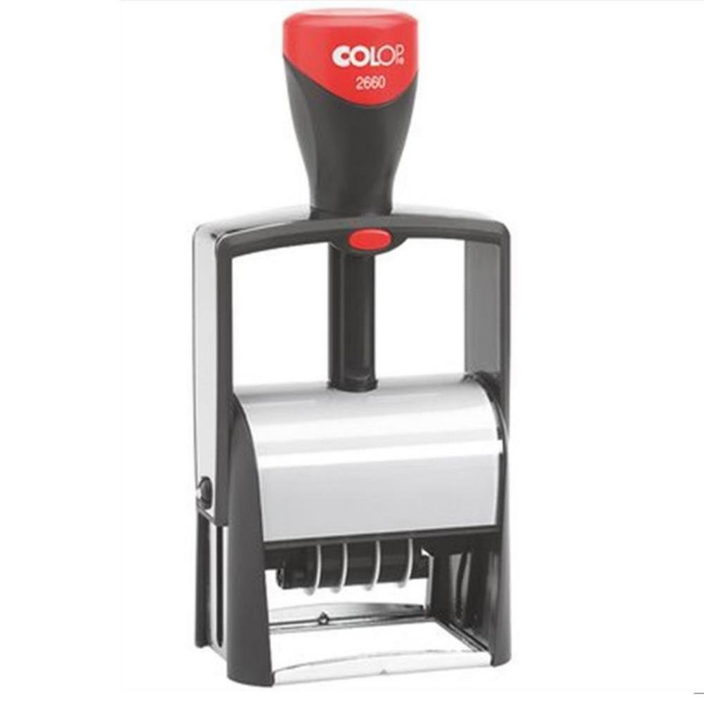 Sello Automático Colop Classic Line S-2660 con Fecha Negro