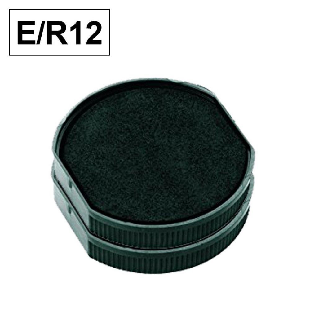 Almohadilla Colop E/R12 Printer Redondo R12 Negro