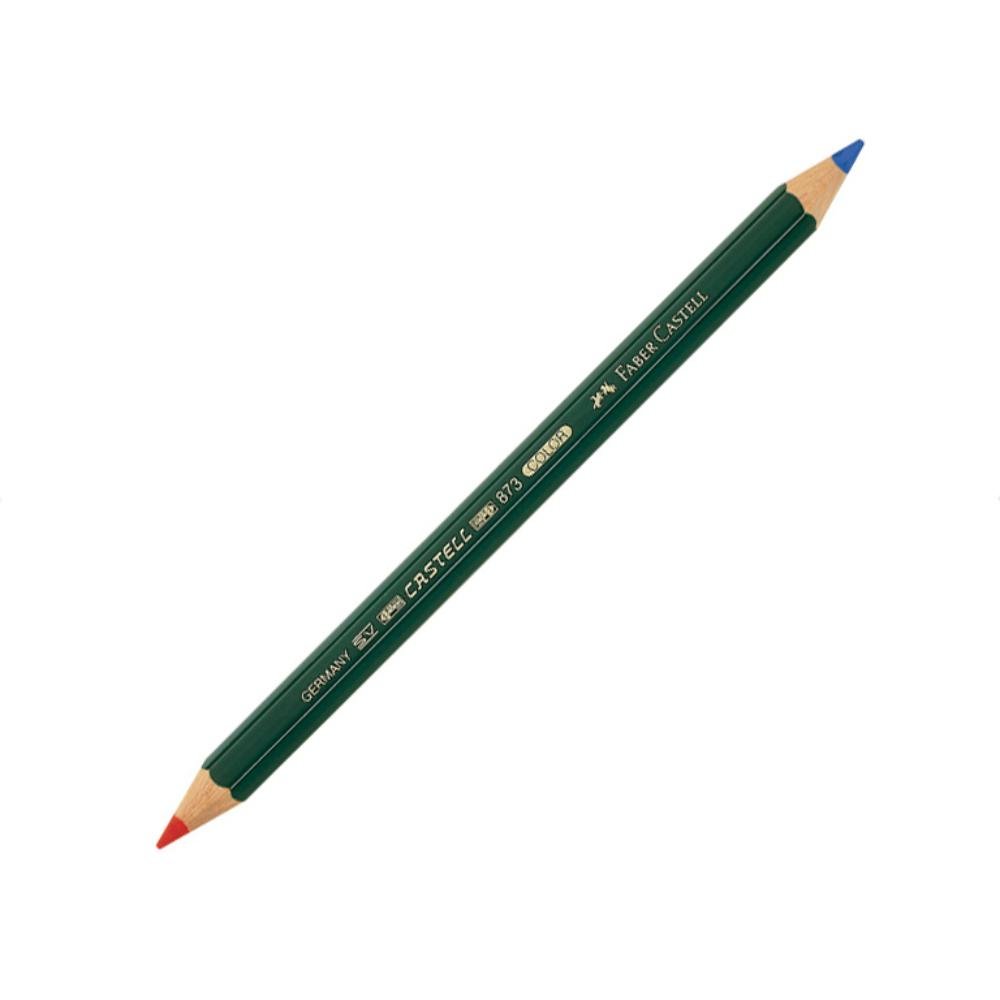 Lápiz Faber-Castell Bicolor Azul y Rojo 5,4 mm 12 ud.
