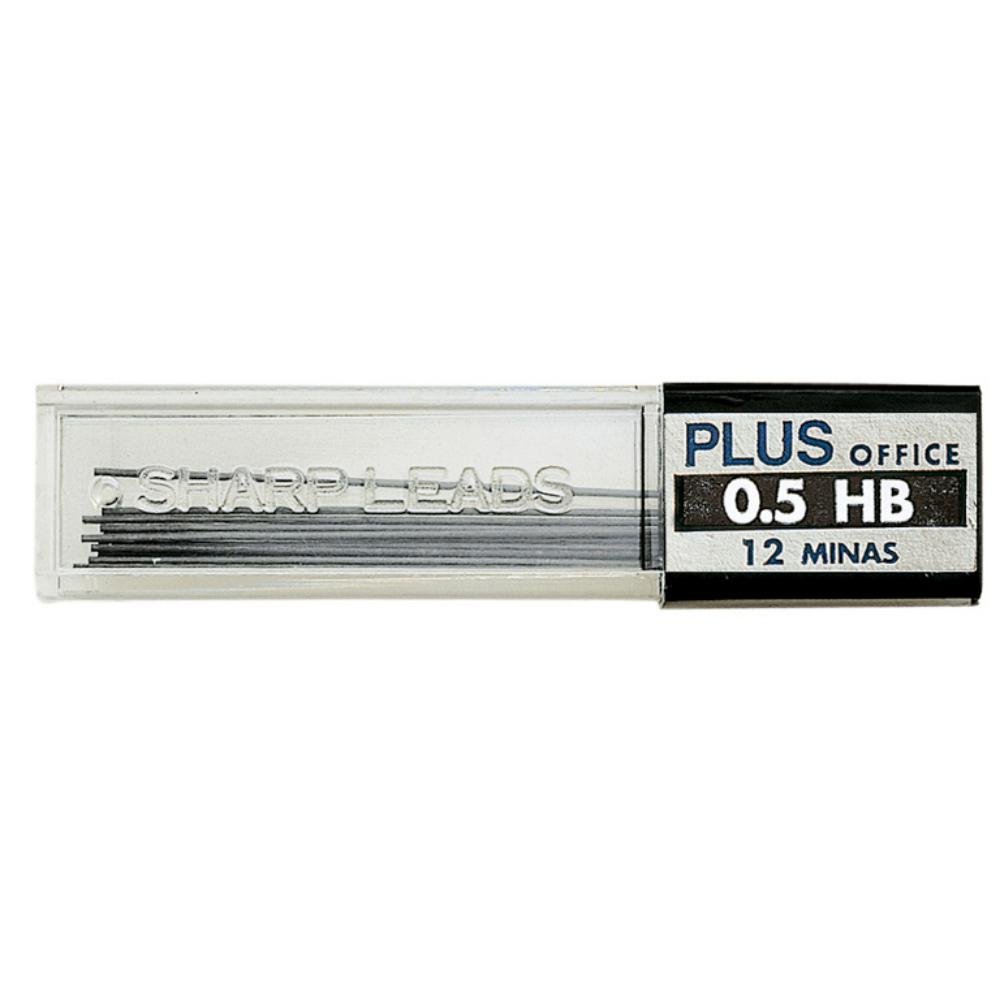 Minas Plus Office 0,5 mm. HB Estuche 12 Minas
