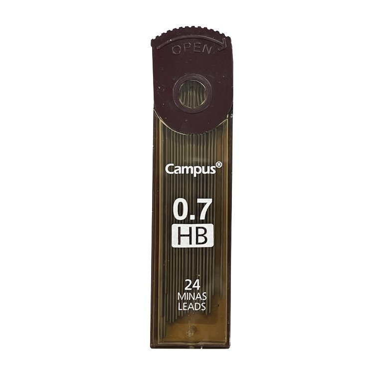 Minas Campus 0,7 mm HB Estuche 24 Minas