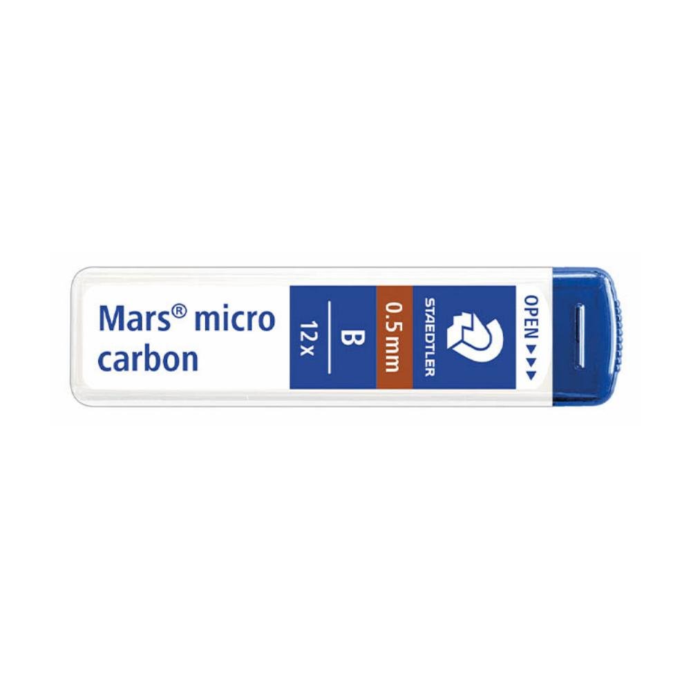 Minas Staedtler 0,5 mm Tubo 12 Minas B
