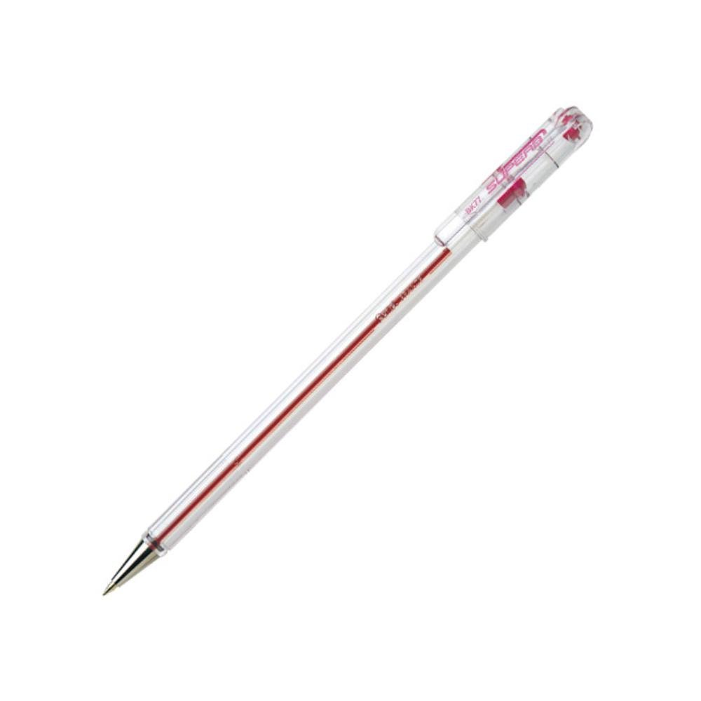 Bolígrafo Tinta Aceite Pentel BK 77 Rojo