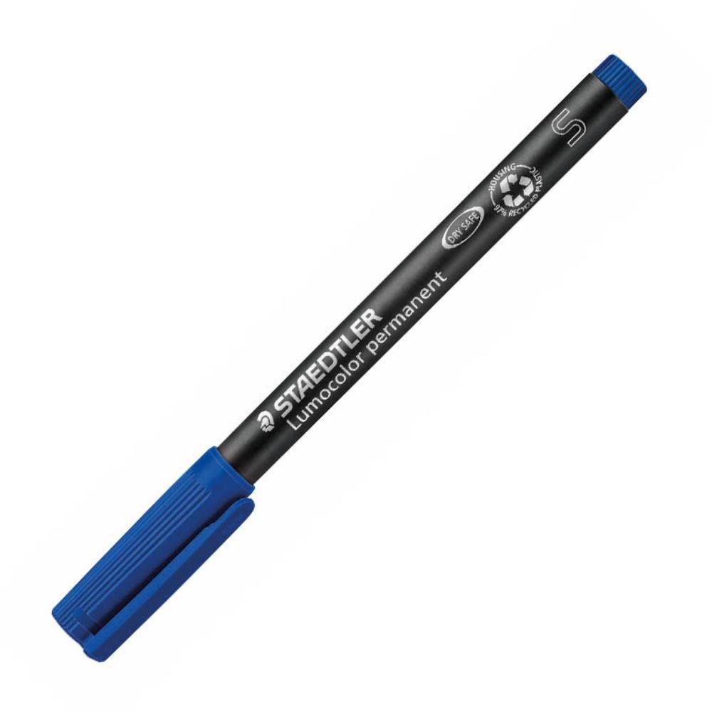 Rotulador Permanente Staedtler Lumocolor Ultra Fino 0,4 mm Azul