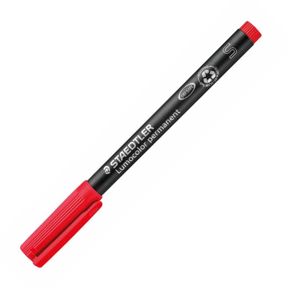 Rotulador Permanente Staedtler Lumocolor Ultra Fino 0,4 mm Rojo