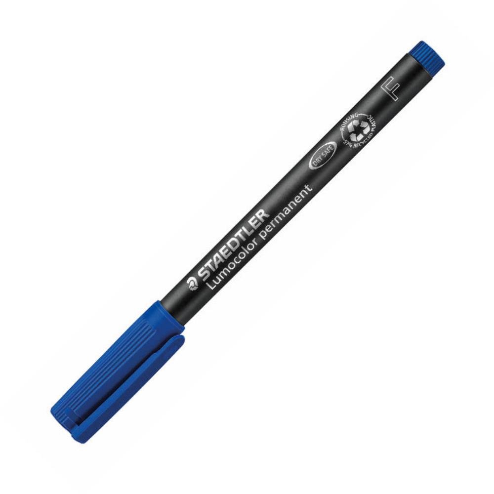 Rotulador Permanente Staedtler Lumocolor Fino 0,6 mm Azul