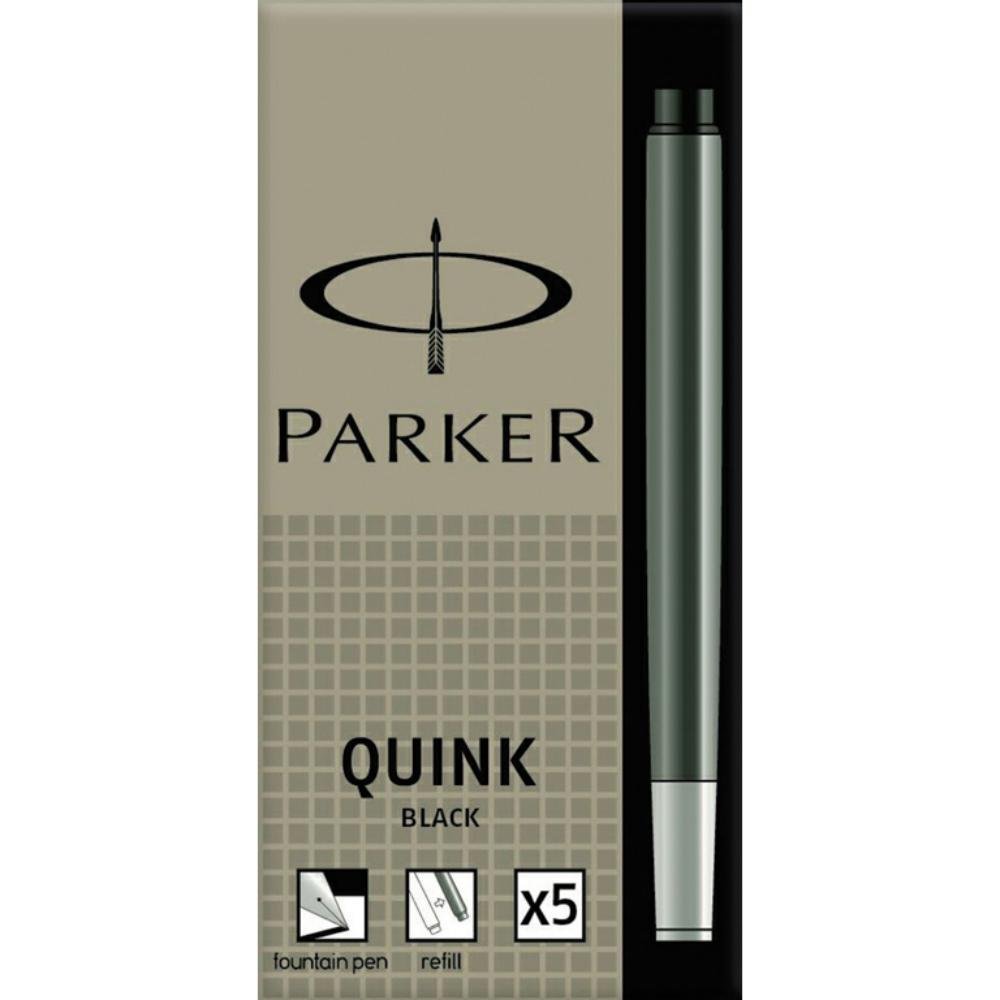 Cartucho Tinta Pluma Parker Azul Oscuro 5 ud.