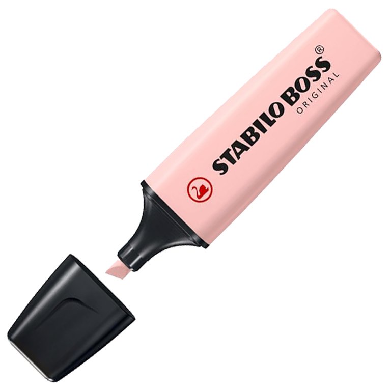 Rotulador Fluorescente Stabilo Boss Nature Edición Wildflower Rosa Suave