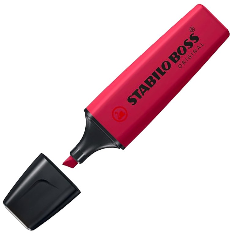 Rotulador Fluorescente Stabilo Boss Nature Edición Wildflower Rojo Burdeos