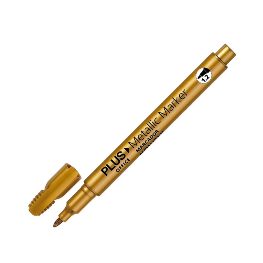 Rotulador Especial Plus Office Metallic Marker 1,2 mm Oro