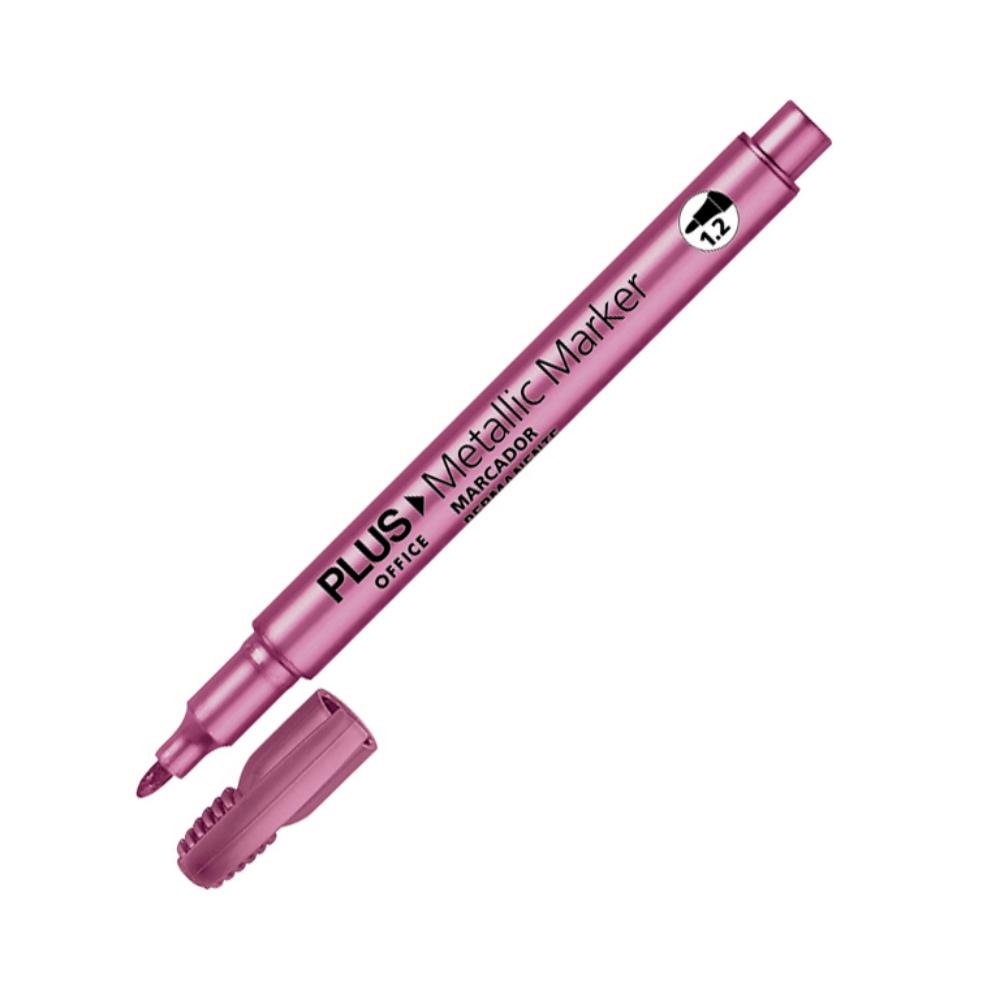 Rotulador Especial Plus Office Metallic Marker 1,2 mm Púrpura