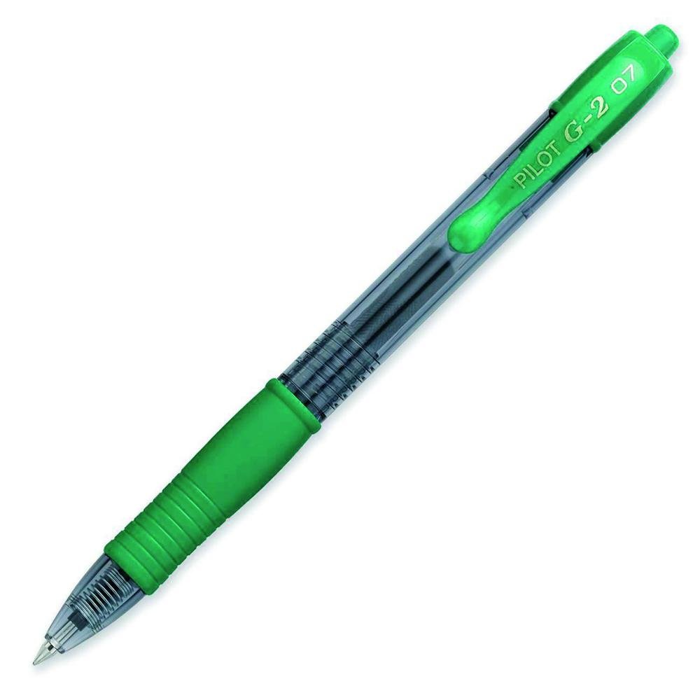 Bolígrafo Tinta Gel Pilot G-2 Verde