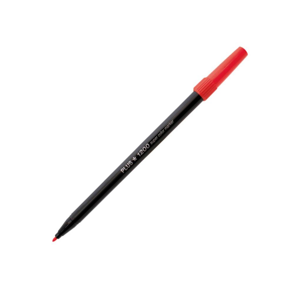 Rotulador Punta Fibra Plus Office Plus 1200 Rojo