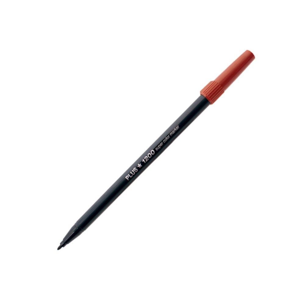 Rotulador Punta Fibra Plus Office Plus 1200 Marrón Oscuro